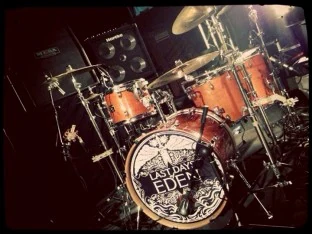 Last Days of Eden Drums with logo design