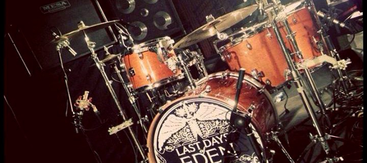 Last Days of Eden Drums with logo design