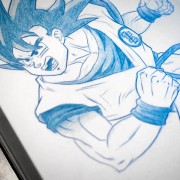 Goku pencil drawing