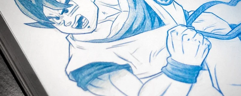 Goku pencil drawing