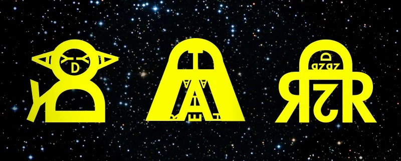 star wars caligram