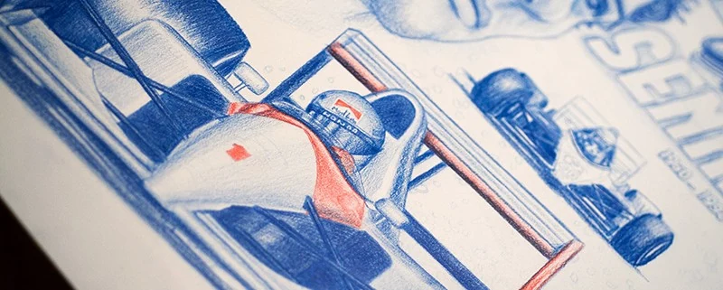 F1 Senna triple world champion