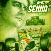 F1 portraits - Ayrton Senna Tribute
