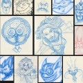 Sketch drawing compilation