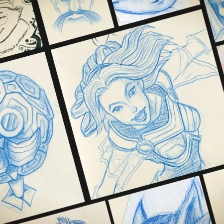 Sketch drawing compilation