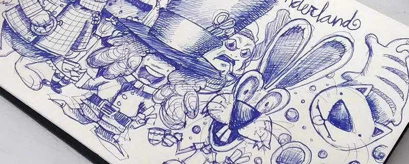 Alice in Wonderland sketch