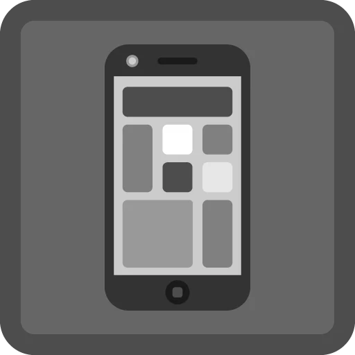Digital design button black