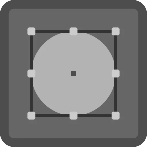 Graphic design button black