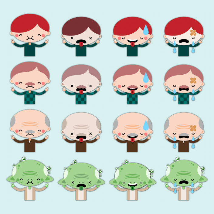 Main character design for Healthy Child video game
