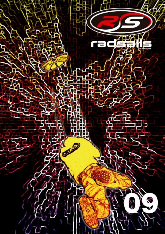 Radsails catalog cover graphic design artwork