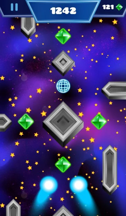 Bubbloid game play UI design (Graphic user interface)