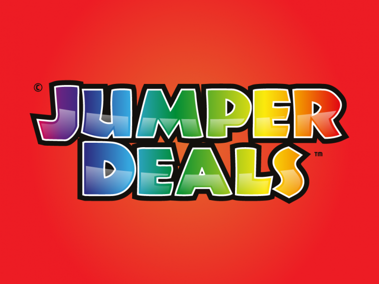 Logo design for Jumper deals, an outdoor inflatables company based in United States