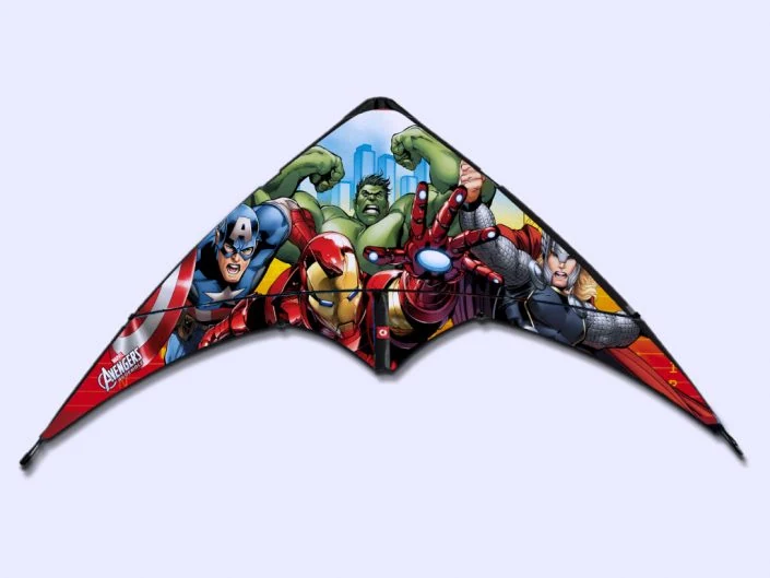 Marvel Avengers stunt kite graphic design artwork