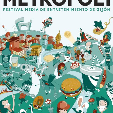 Metropoli Culture Fest vector illustration