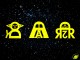Star Wars caligrama tipografía personajes