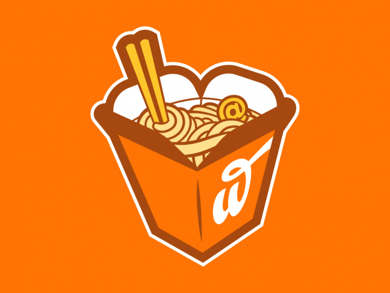Logo design for Webstaurant, a hostelry and lowcost fast food local business in Bilbao